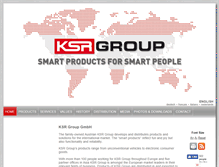 Tablet Screenshot of ksr-group.com